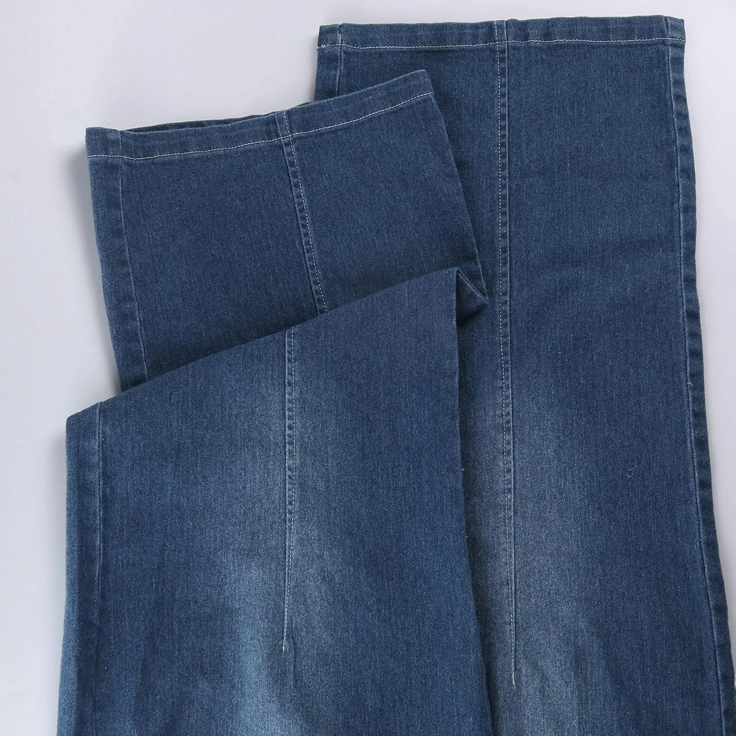 Jeans for Women Trendy High Waisted Flare Jeans Baggy Cropped Denim Pants 90s Jeans Stretchy Boyfriend Jeans