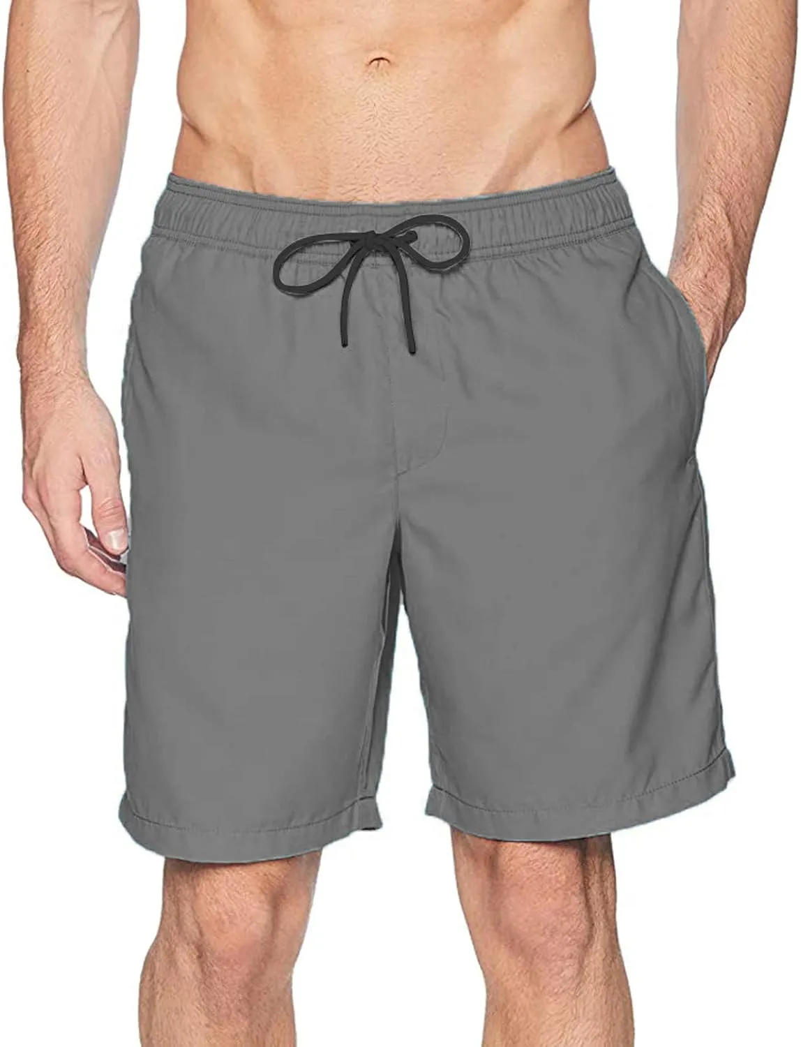 LCMTWX Mens Casual Shorts Dry Quick with Inner Casual Pants Men's Shorts Men's Swimwear Shorts for Men Black Shorts Mens