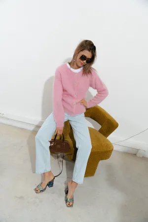 Leonore cardigan candy pink