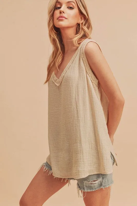 Long Basic Nasia Tank Top