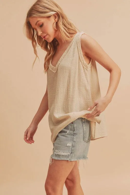 Long Basic Nasia Tank Top
