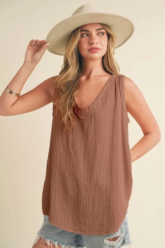 Long Basic Nasia Tank Top