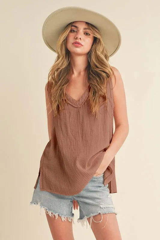 Long Basic Nasia Tank Top