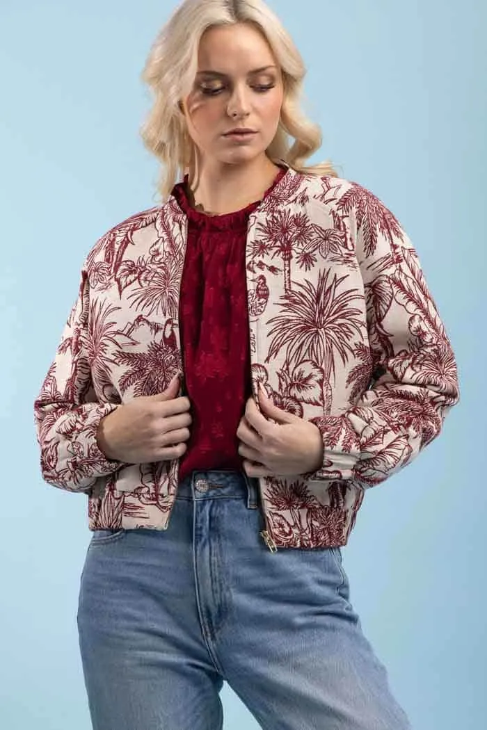 Lori Jacket Maroon
