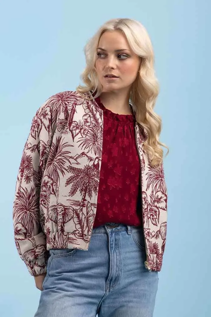 Lori Jacket Maroon