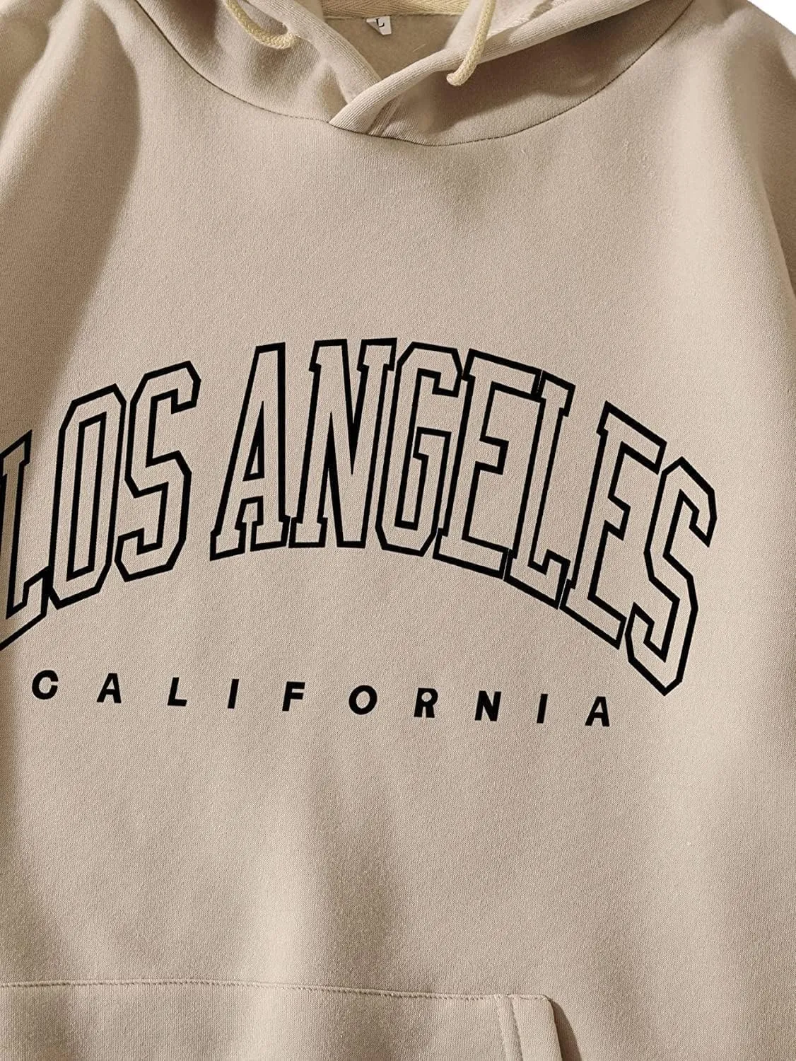 Los Angeles Hoodie California Sweatshirt Aesthetic Clothes Girls Long Sleeve Pullover Oversized Hoodie for Women