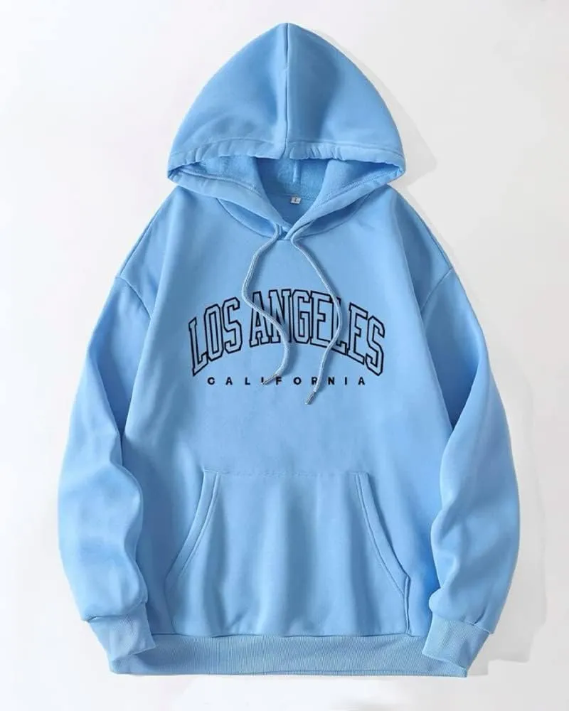 Los Angeles Hoodie California Sweatshirt Aesthetic Clothes Girls Long Sleeve Pullover Oversized Hoodie for Women