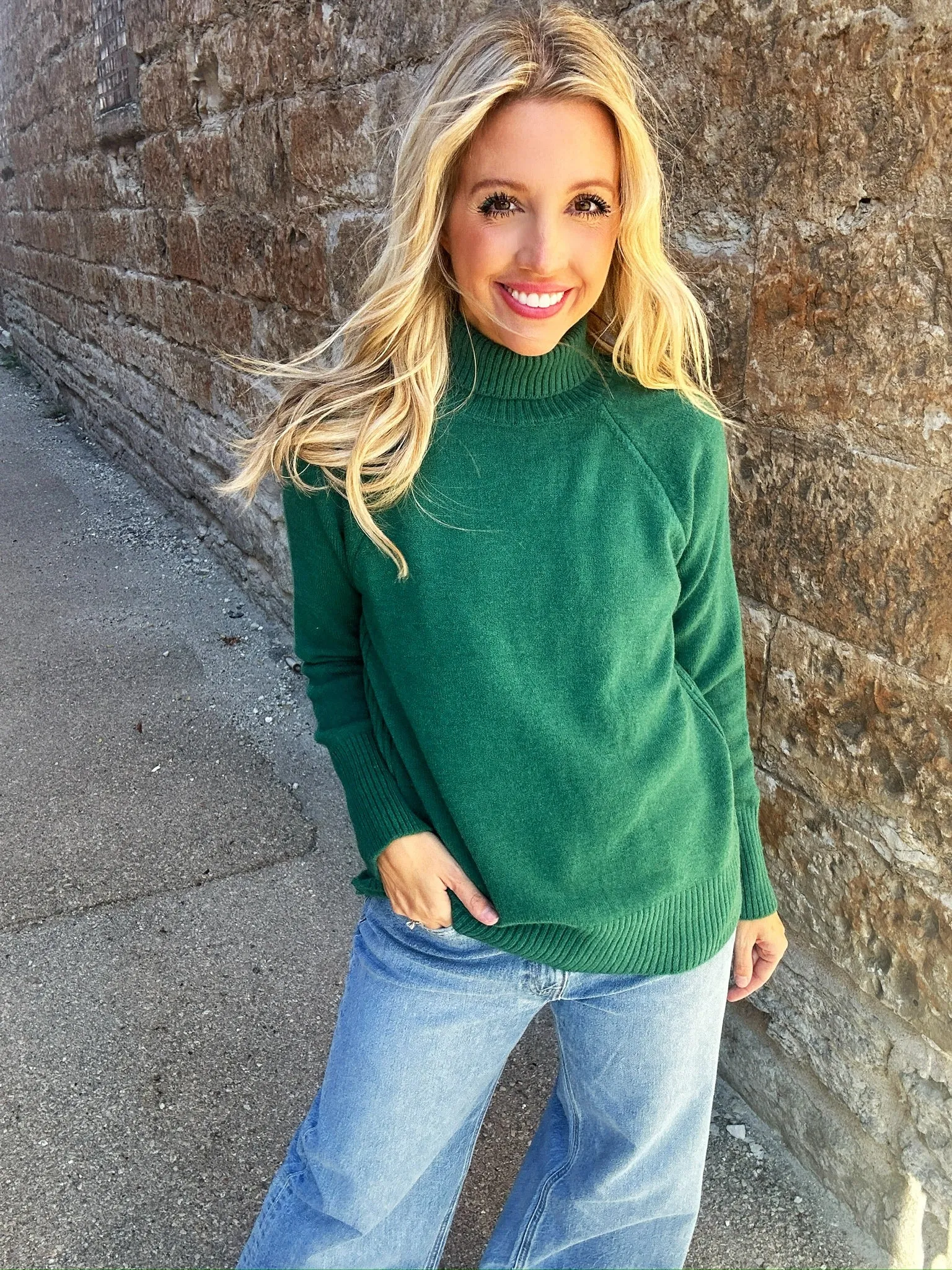 LUCCA Evergreen Escape Sweater