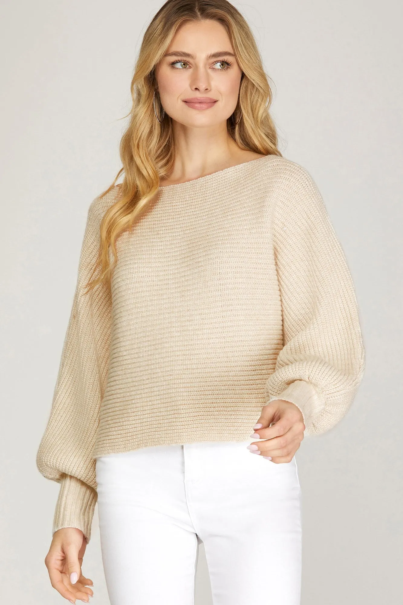 Make The Whole Place Shimmer Sweater