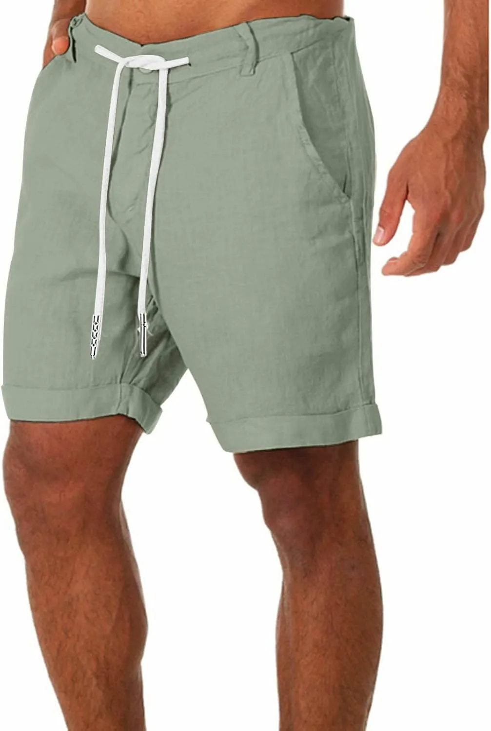Men Clothing Sets Outfits Casual Lightweight Drawstring Shorts Large Size Men's Casual Shorts Man Swim Shorts Mens
