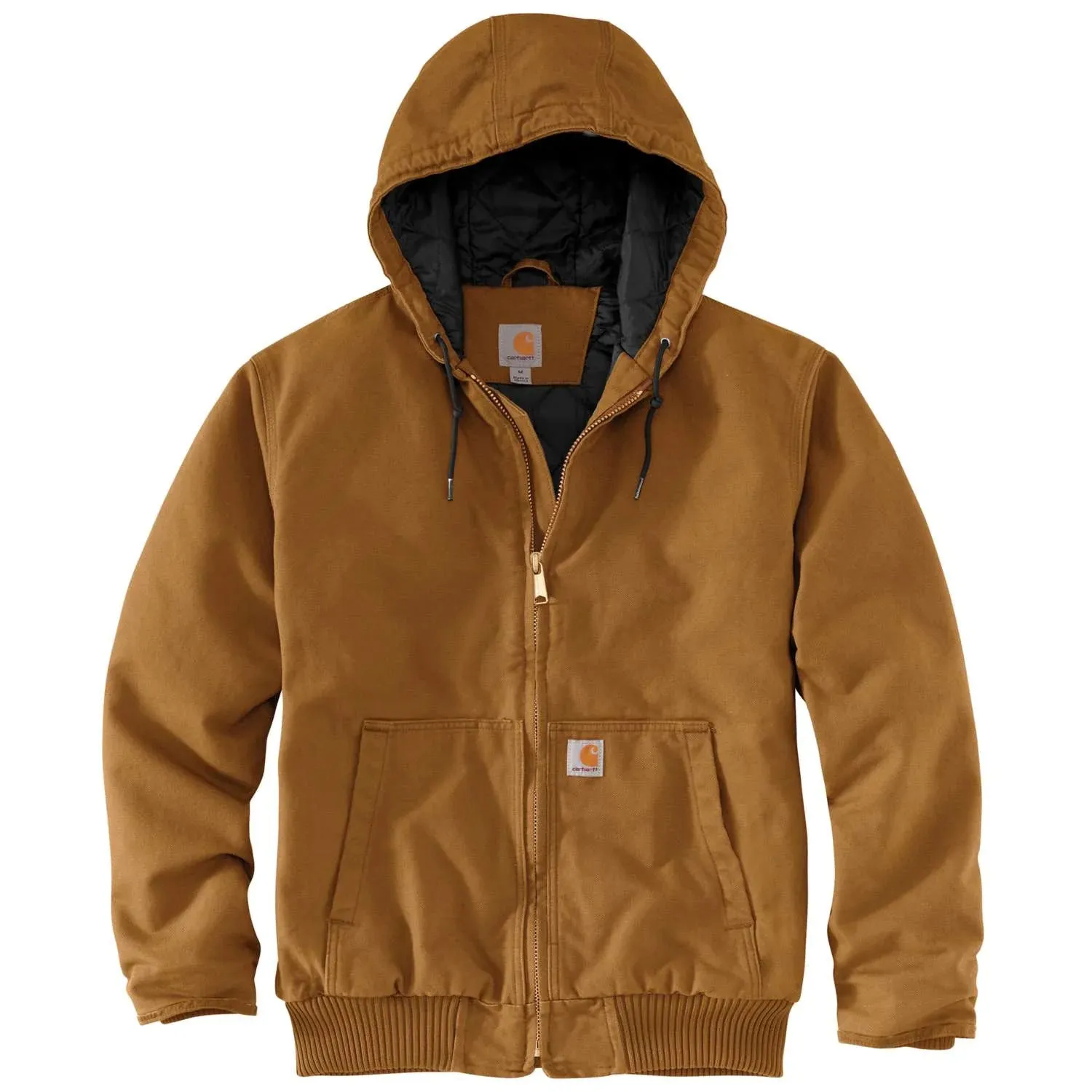 Men's Big and Tall Washed Duck Insulated Work Jacket 104050