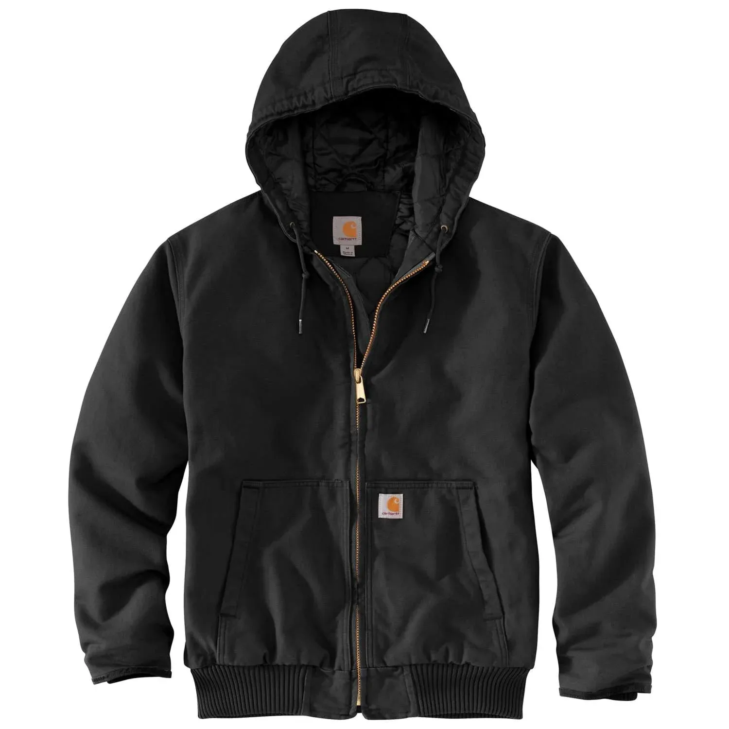 Men's Big and Tall Washed Duck Insulated Work Jacket 104050