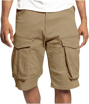 Mens Cargo Shorts 2025 Casual Twill Hiking Summer Pants Loose Solid Outdoor Fishing Baggy Shorts with 4 Pockets