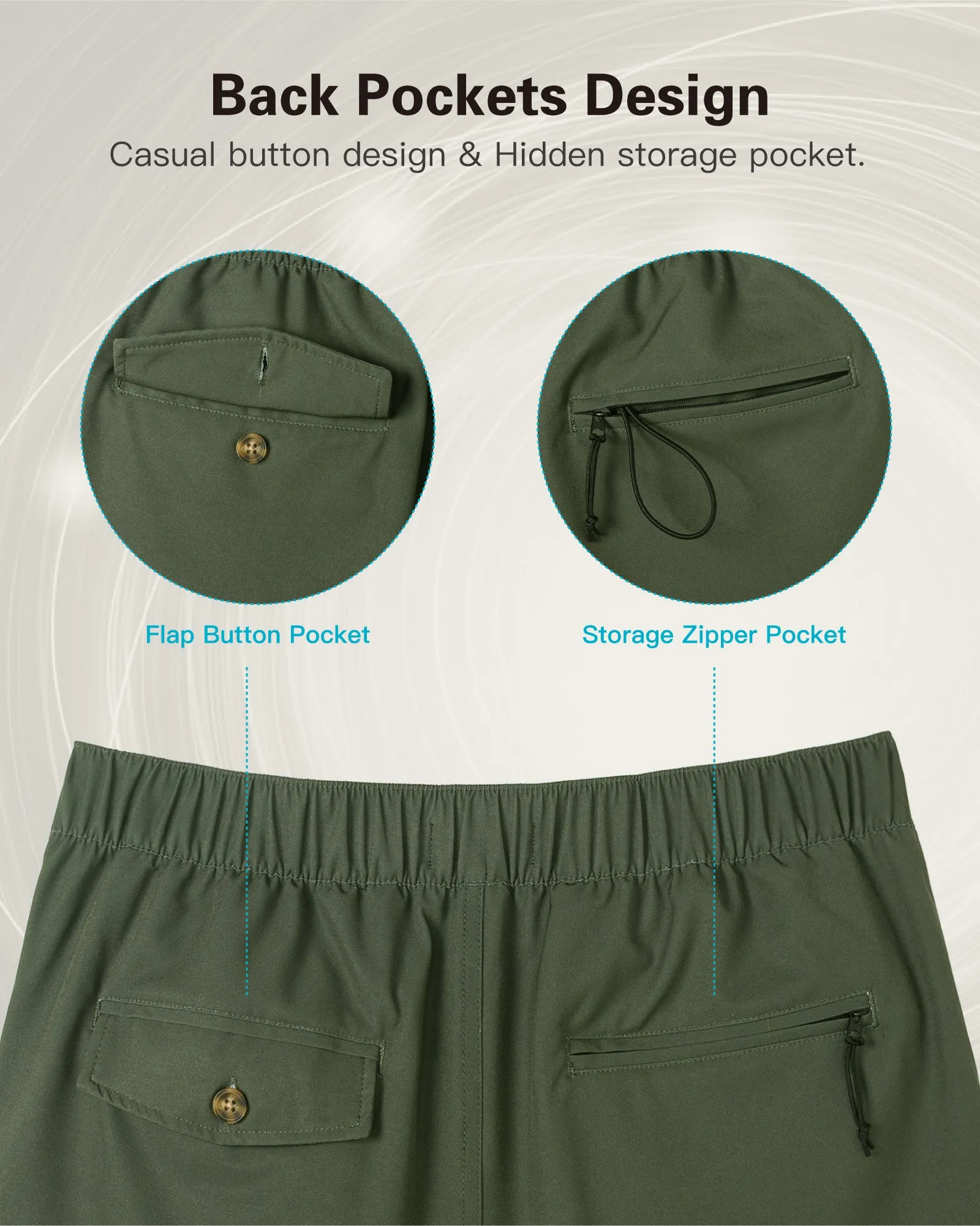 Men's Casual 5 Inch Athletic Workout Shorts With Pockets