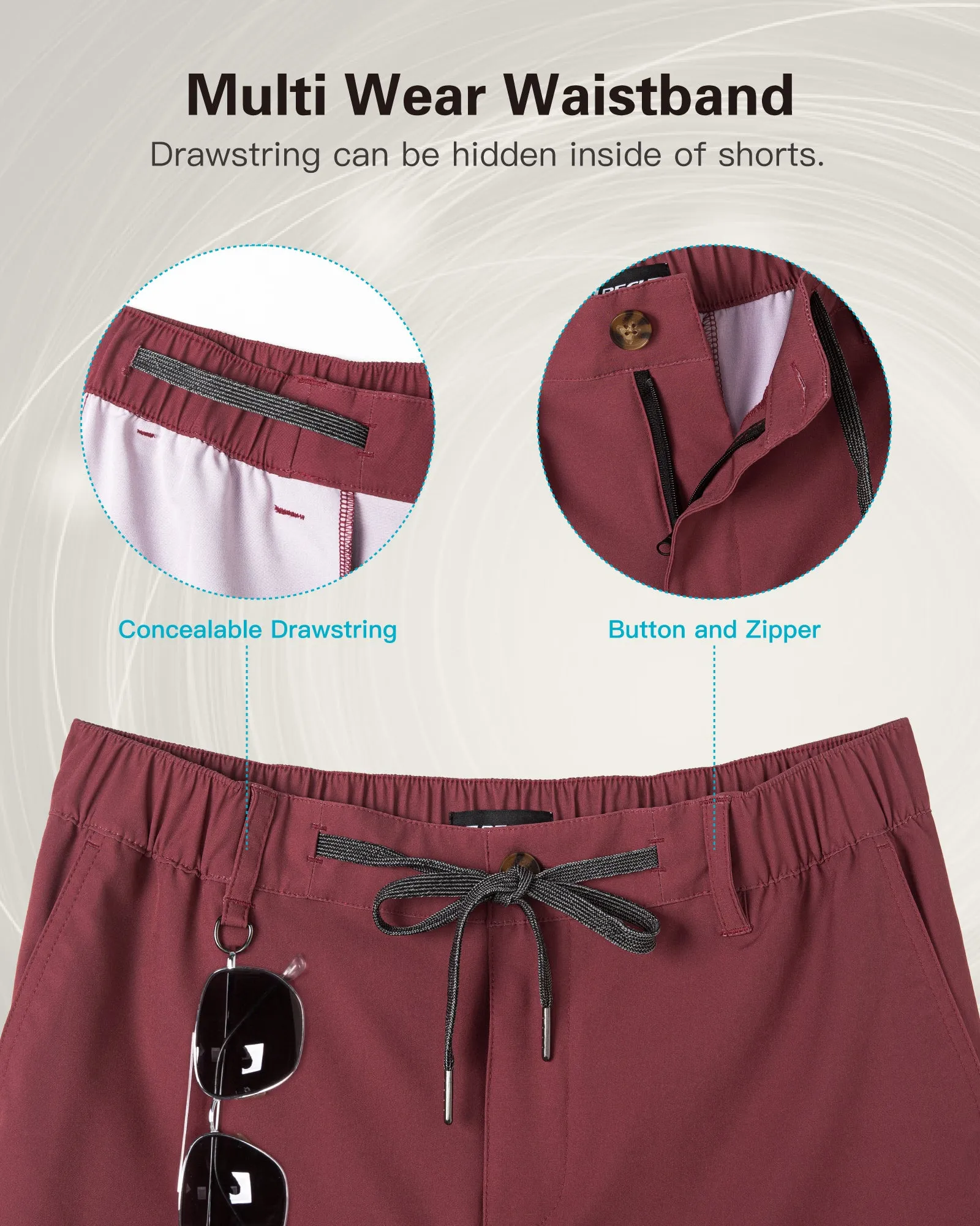 Men's Casual 5 Inch Athletic Workout Shorts With Pockets