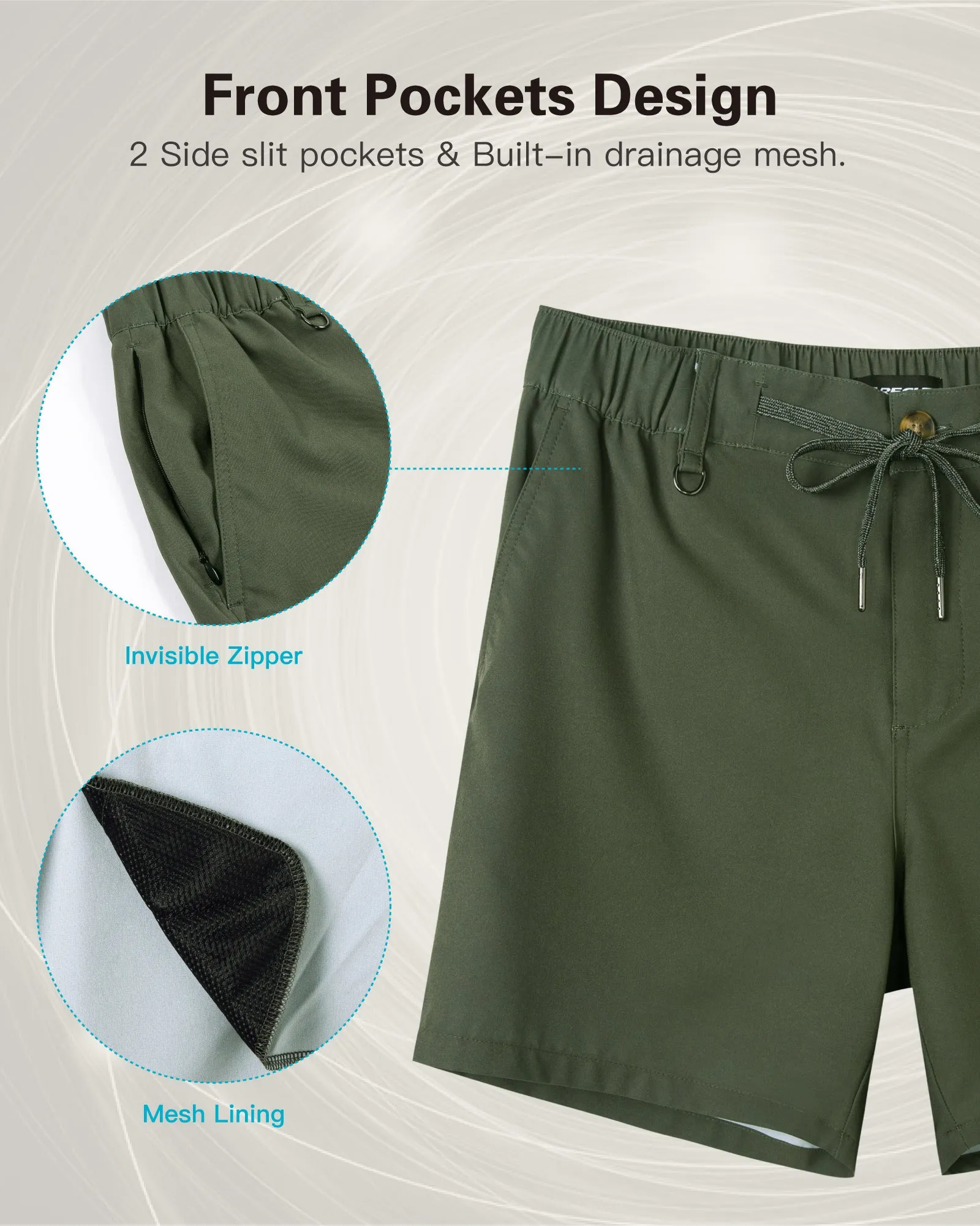 Men's Casual 5 Inch Athletic Workout Shorts With Pockets
