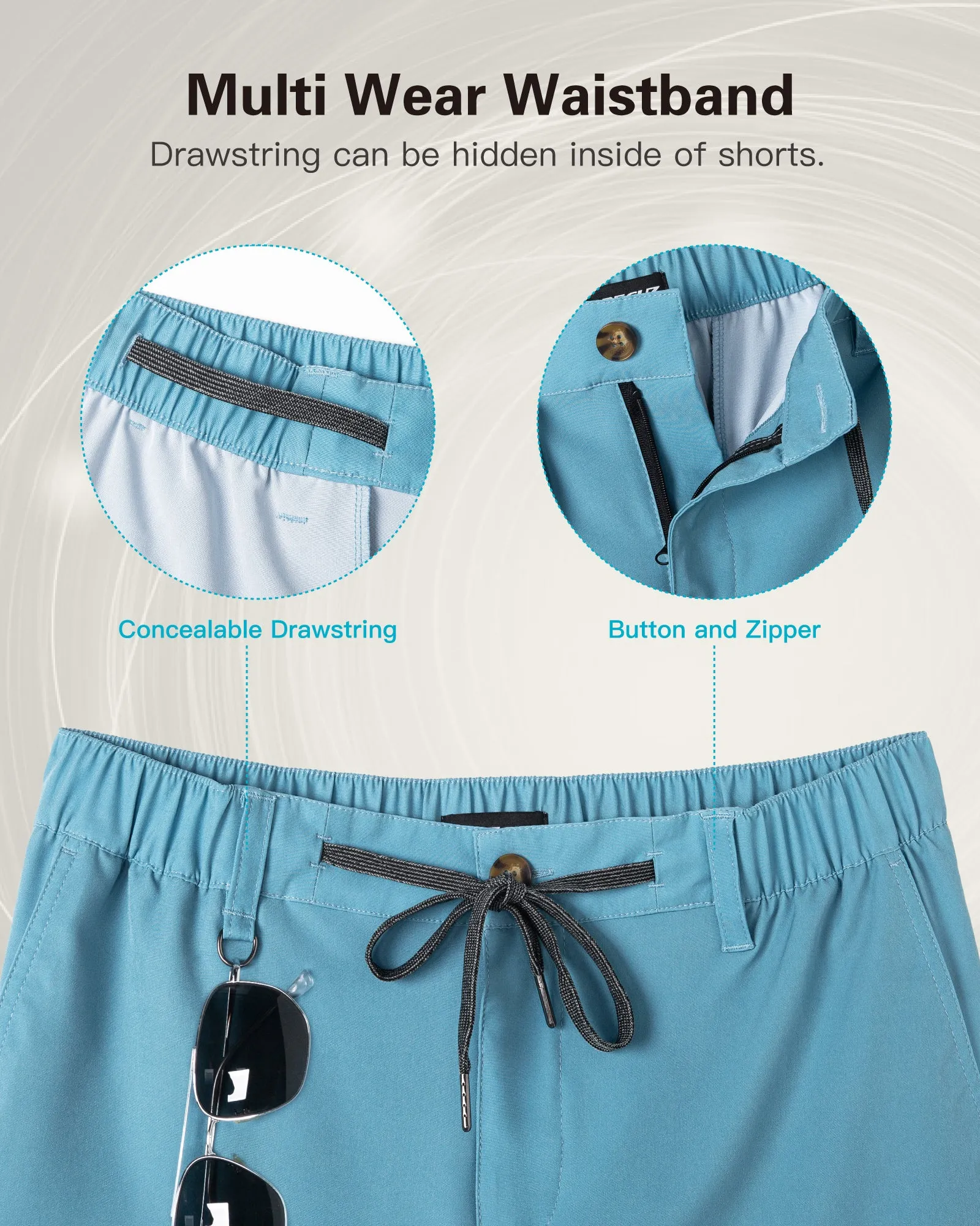 Men's Casual 5 Inch Athletic Workout Shorts With Pockets