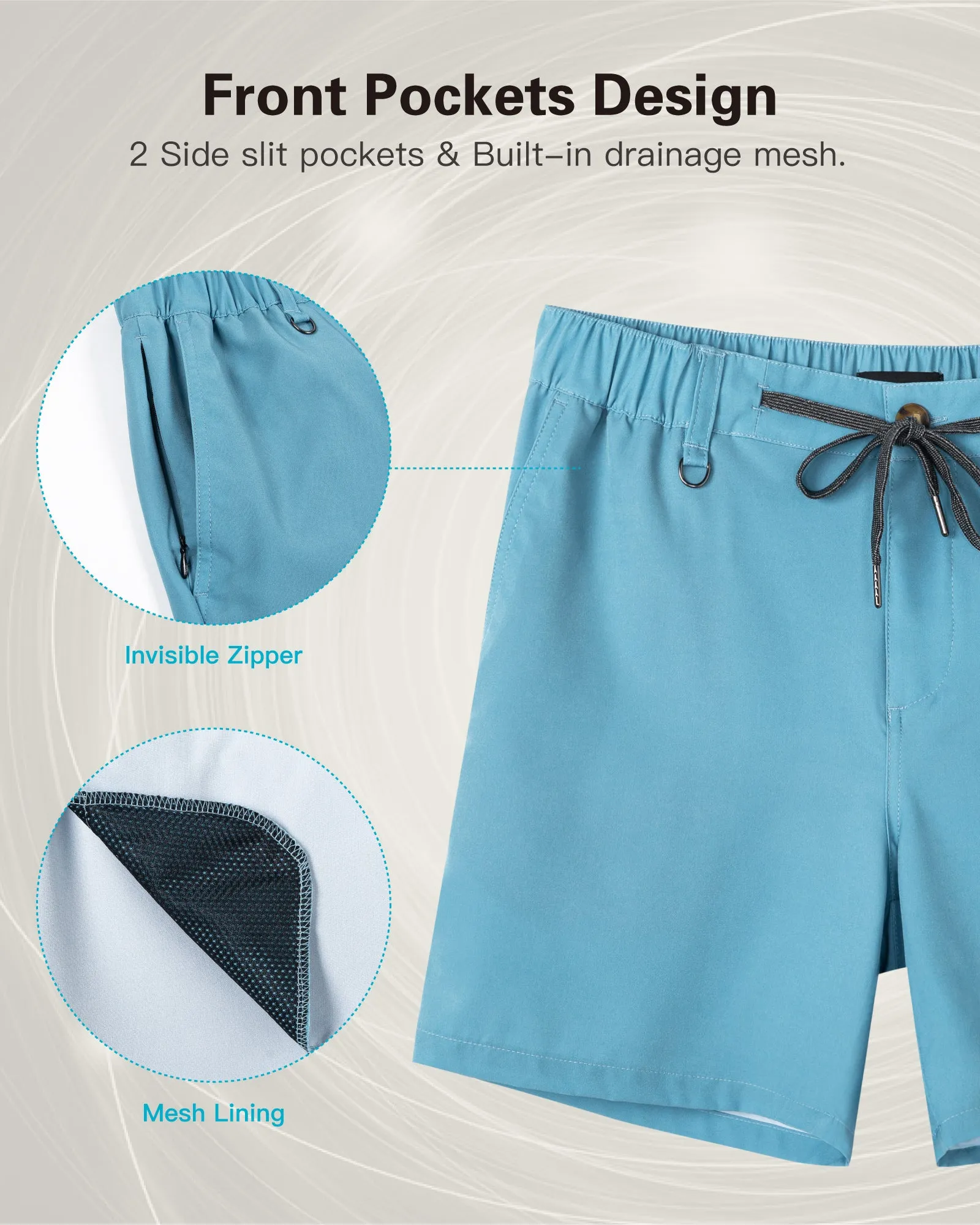 Men's Casual 5 Inch Athletic Workout Shorts With Pockets