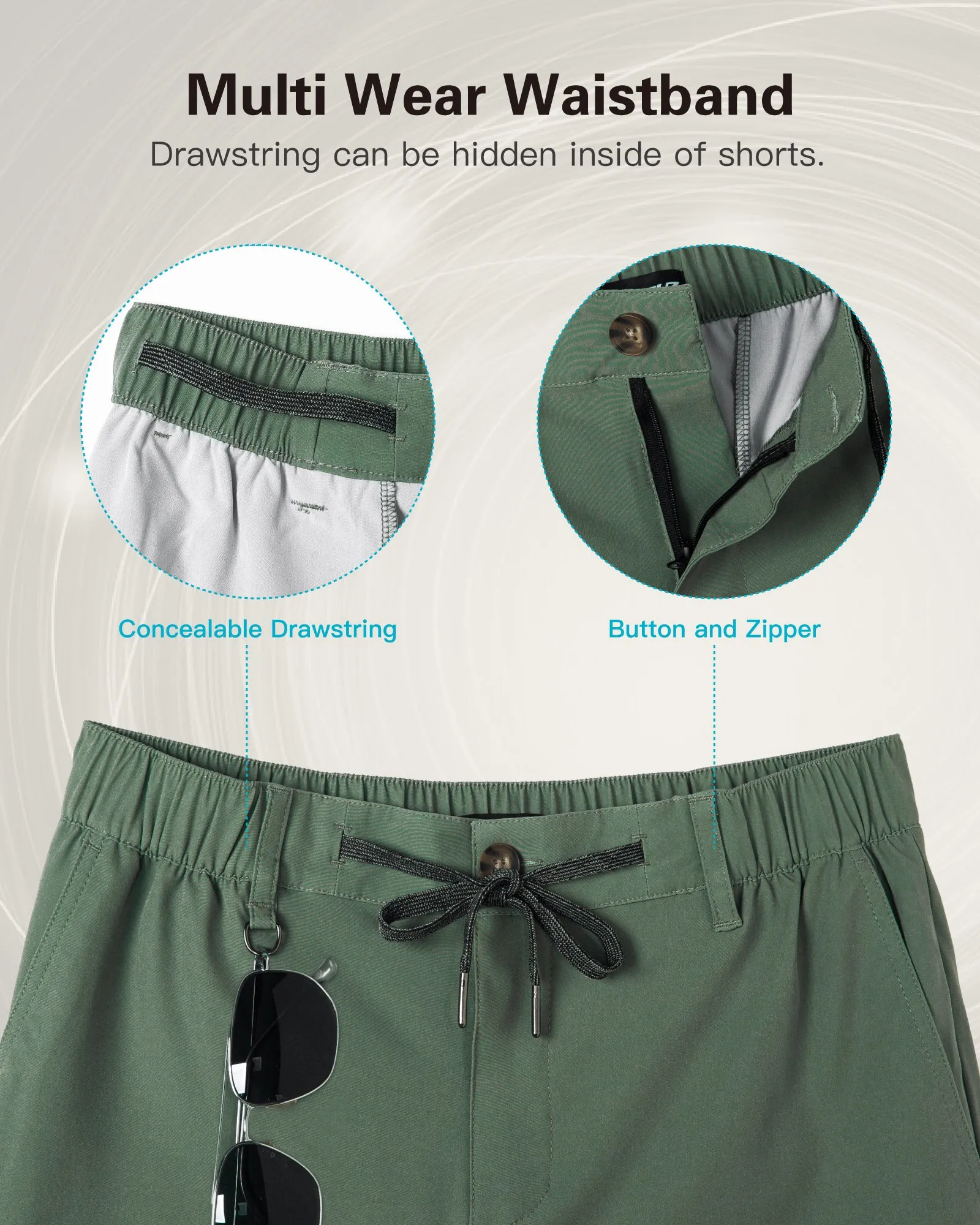 Men's Casual 5 Inch Athletic Workout Shorts With Pockets