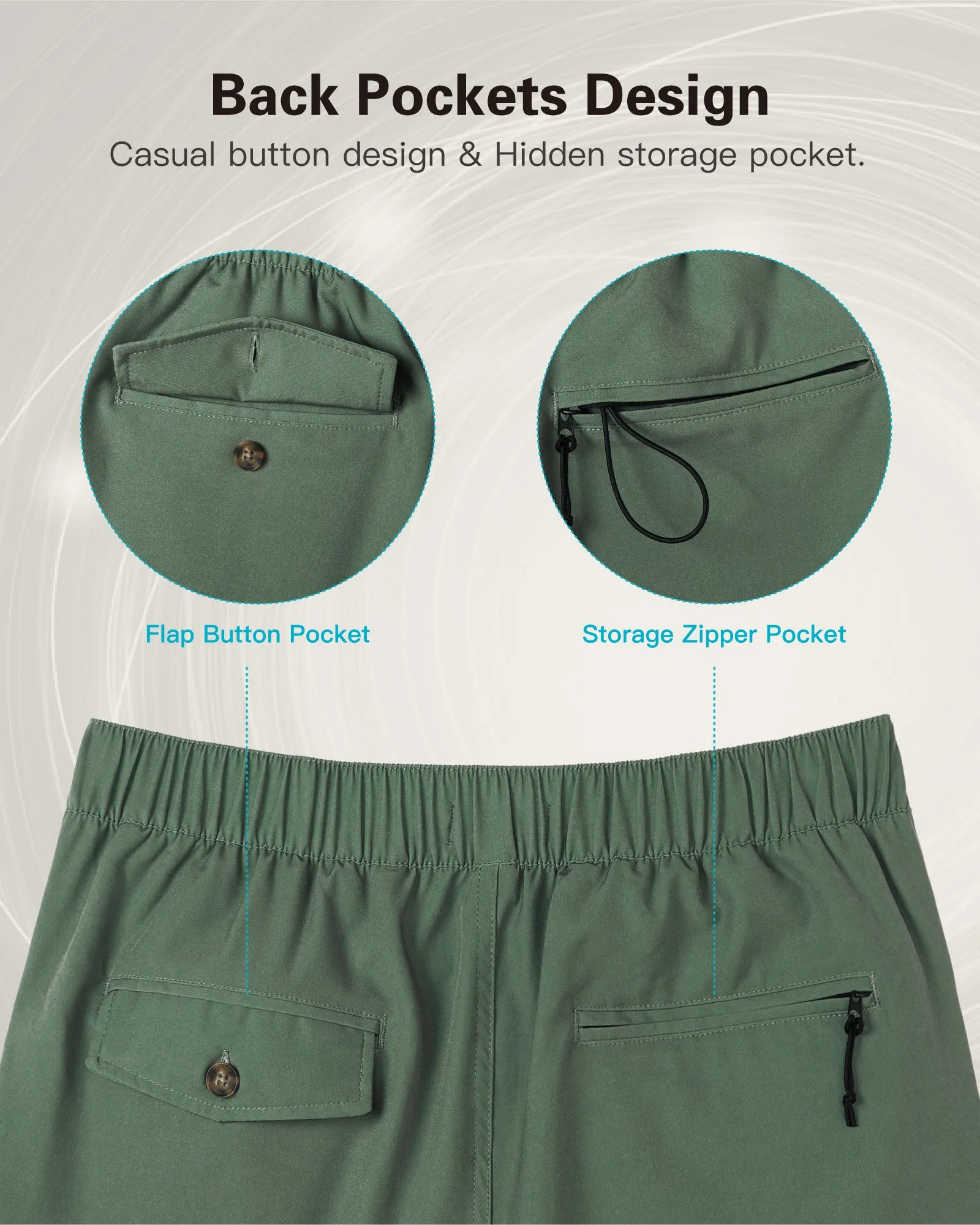 Men's Casual 5 Inch Athletic Workout Shorts With Pockets