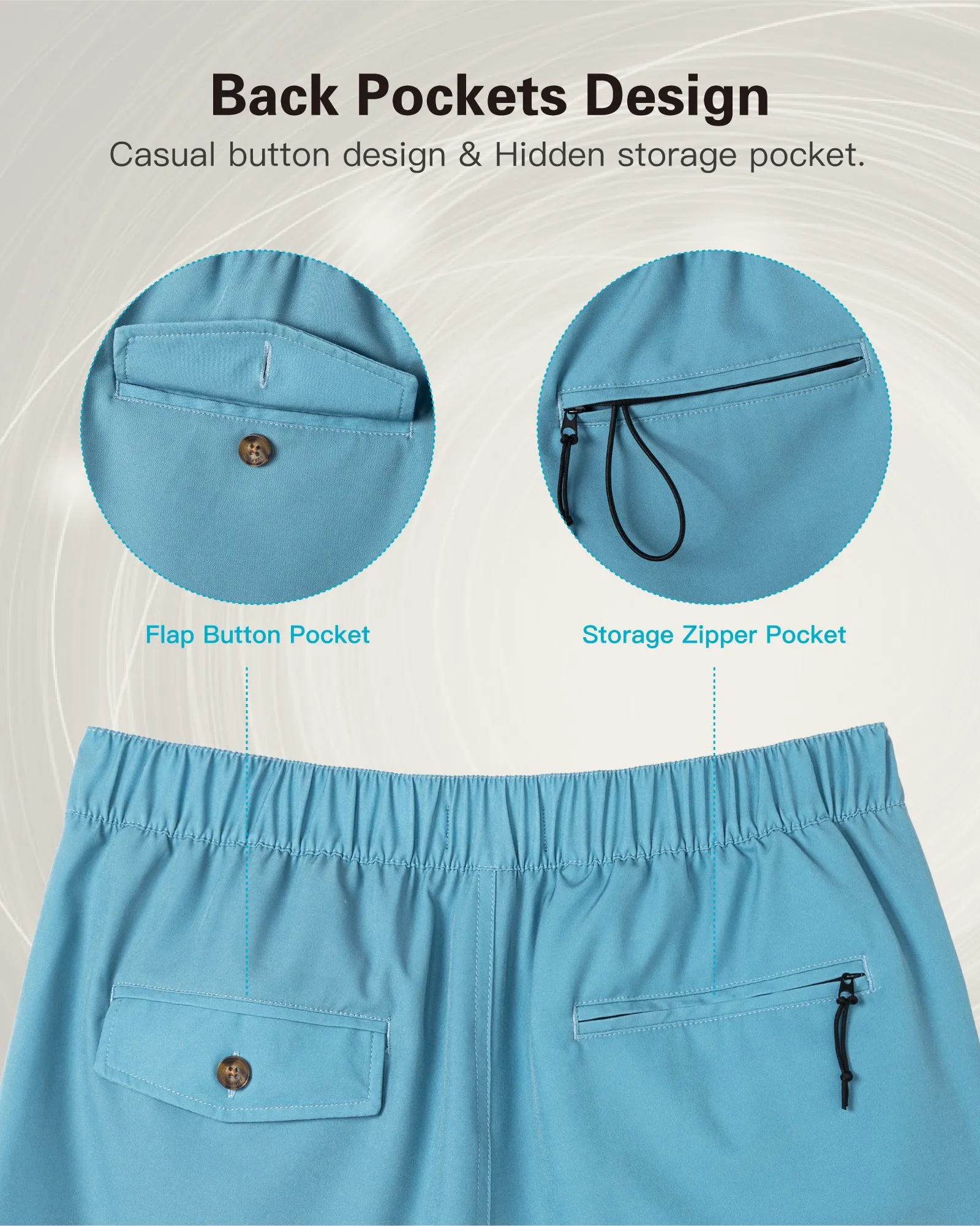 Men's Casual 5 Inch Athletic Workout Shorts With Pockets