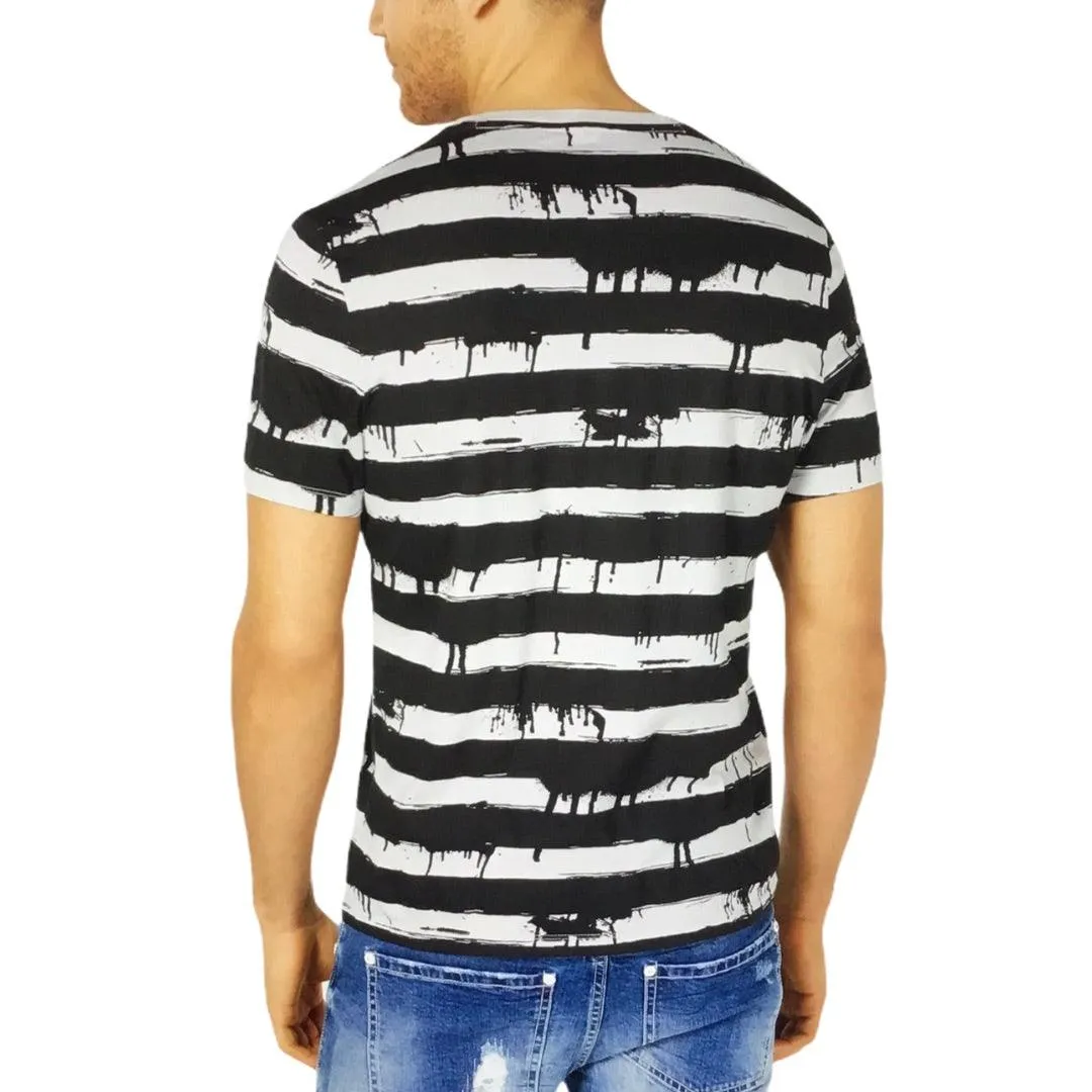 Men's Striped Studded Star T-Shirt