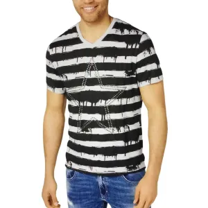 Men's Striped Studded Star T-Shirt