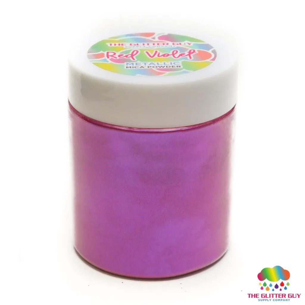 Metallic Series Mica Powder - Red Violet