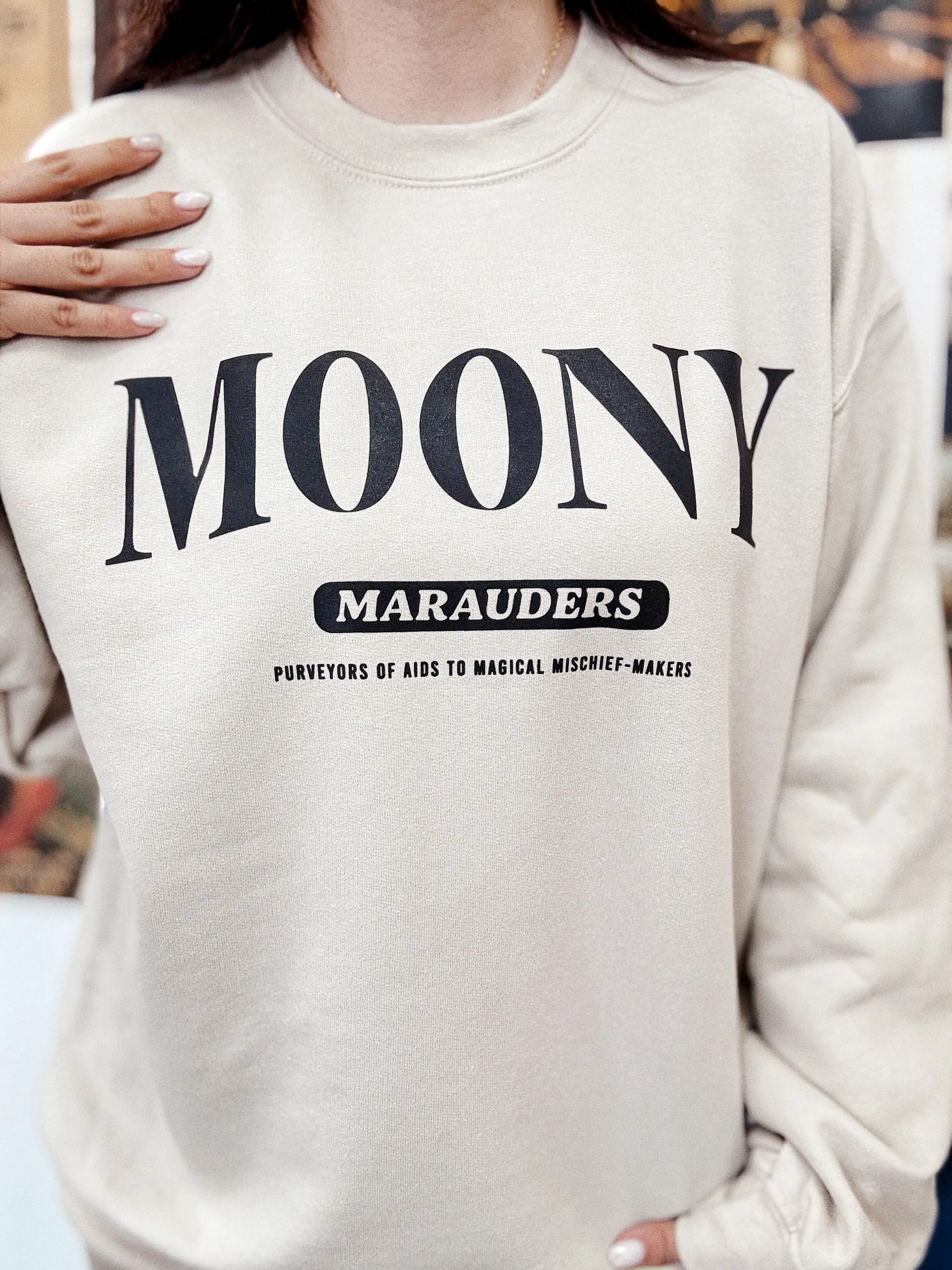 Moony Crewneck Sweatshirt
