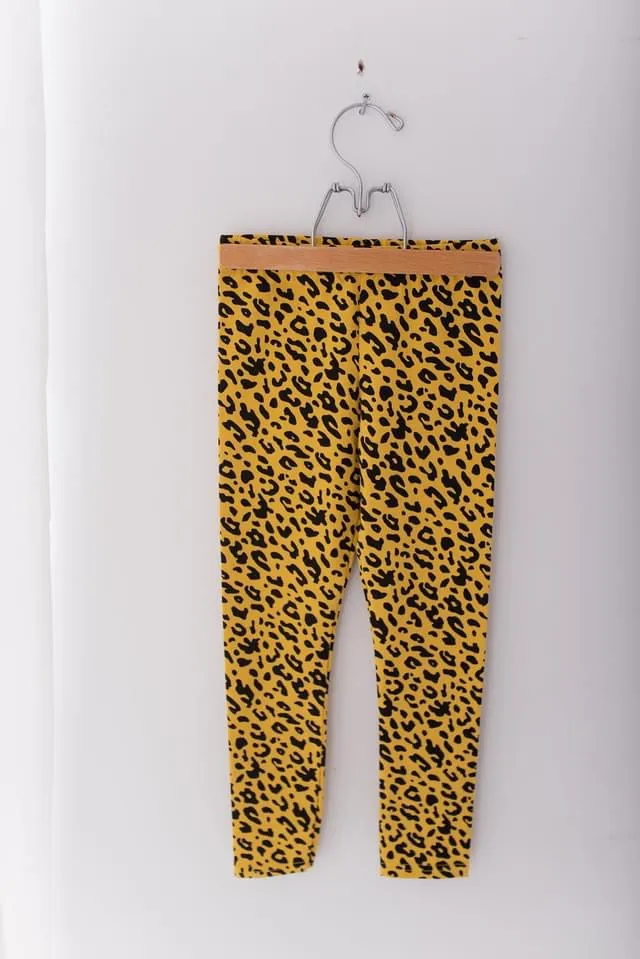 Mustard warm leggings
