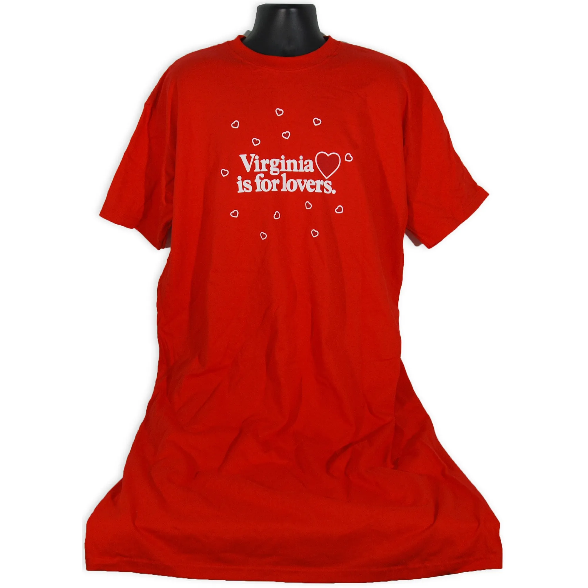 NSVA04R Night Shirt Virginia For Lovers Red