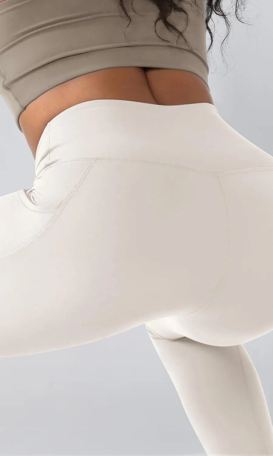 ODODOS ODTHERMAL Women's Fleece Lined Yoga Pants with Pockets - 25" / 28" High Waisted Warm Workout Leggings