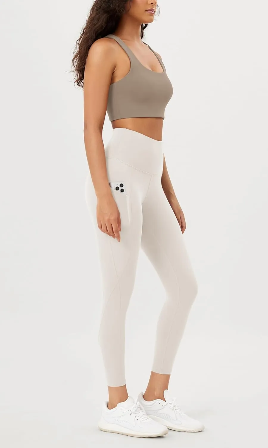 ODODOS ODTHERMAL Women's Fleece Lined Yoga Pants with Pockets - 25" / 28" High Waisted Warm Workout Leggings