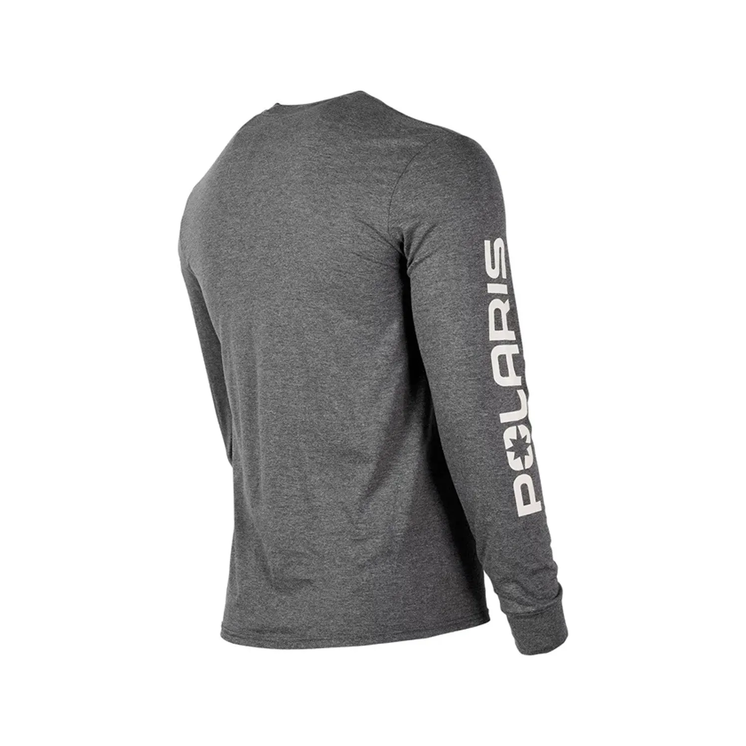 Polaris Men's Icon Edge Long Sleeve Tee T-Shirt Gray