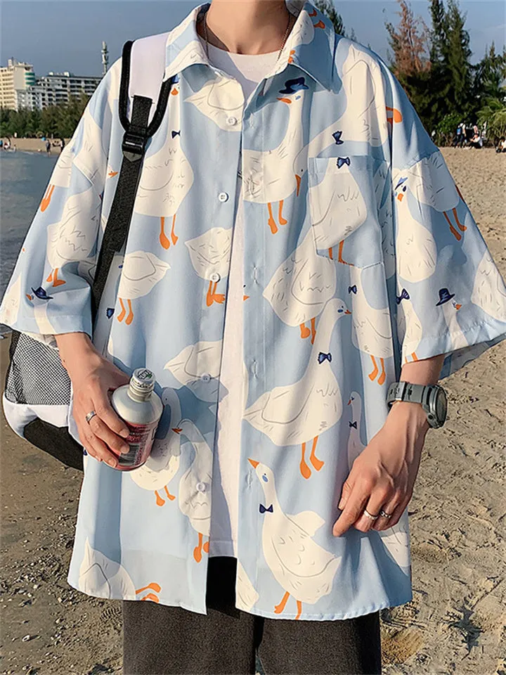 Retro Comfortable Soft Summer Vacation Shirts For Men