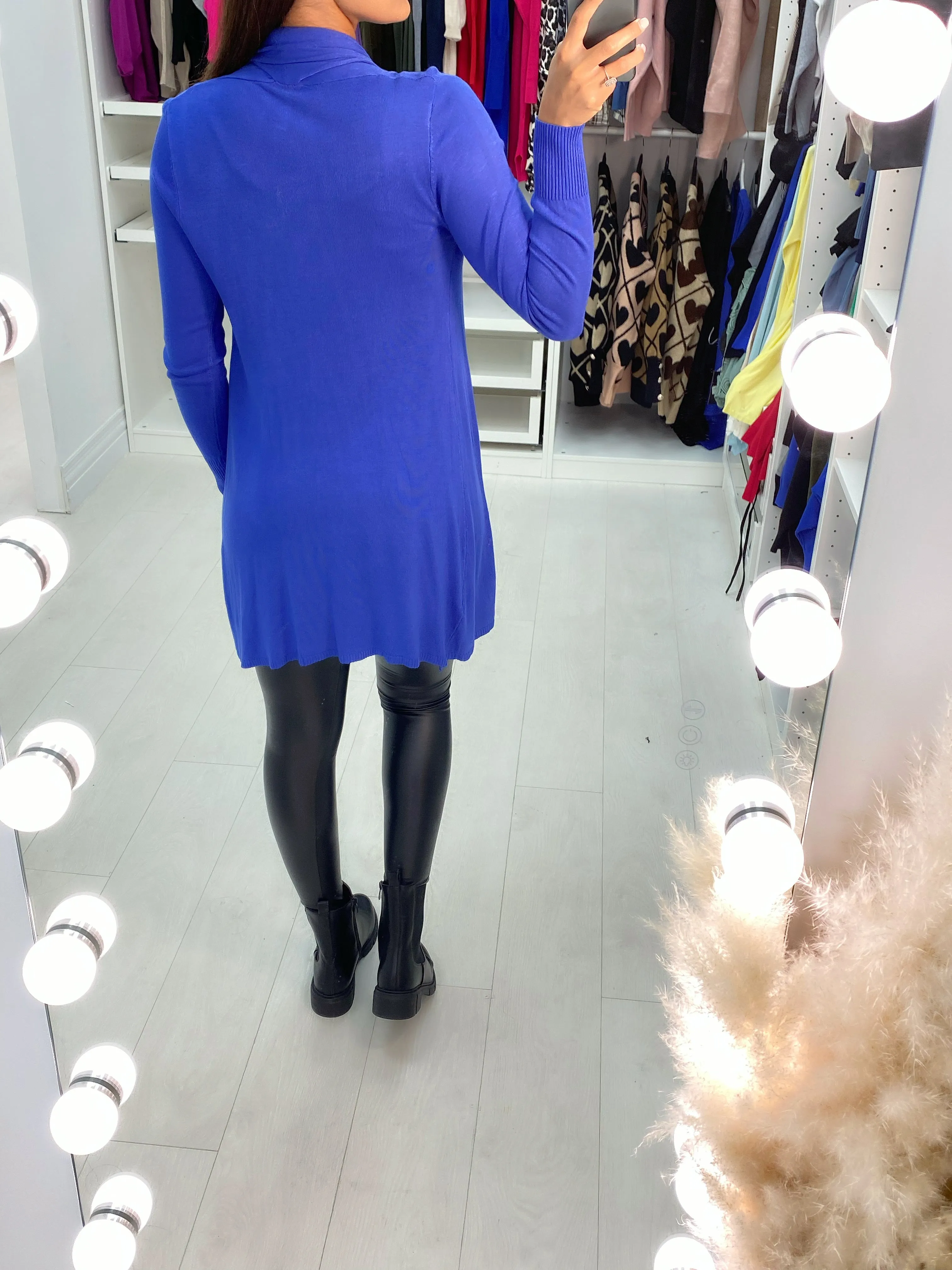 Rosa Lightweight Drape Open Front Cardigan