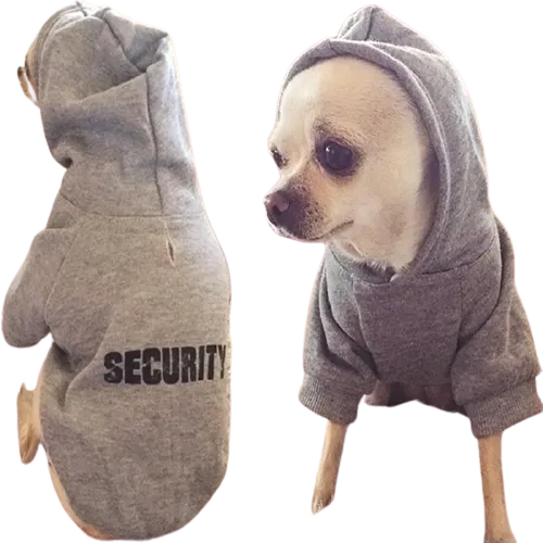 Security Officer dog hoodie