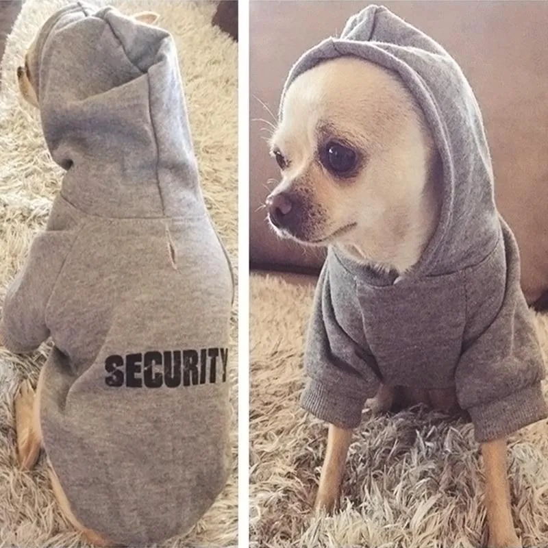 Security Officer dog hoodie