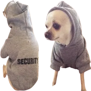 Security Officer dog hoodie