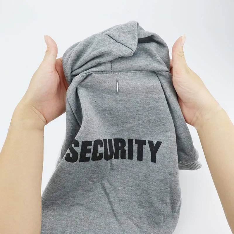 Security Officer dog hoodie