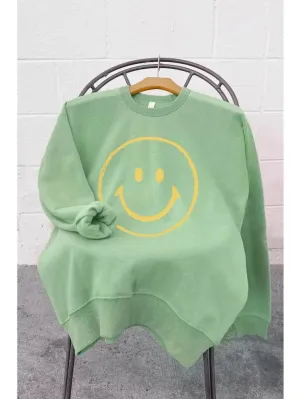 Smile Face Graphic Sweatshirt