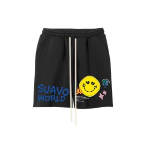 SMILEY SHORTS - BLACK