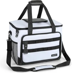 Soft Cooler Bag, Large Leakproof Beach Cooler, Collapsible Cooler with Adjustable Shoulder Straps, Ice Chest, Portable Insulated Bag Camping Cooler for TravelCampingPicnic