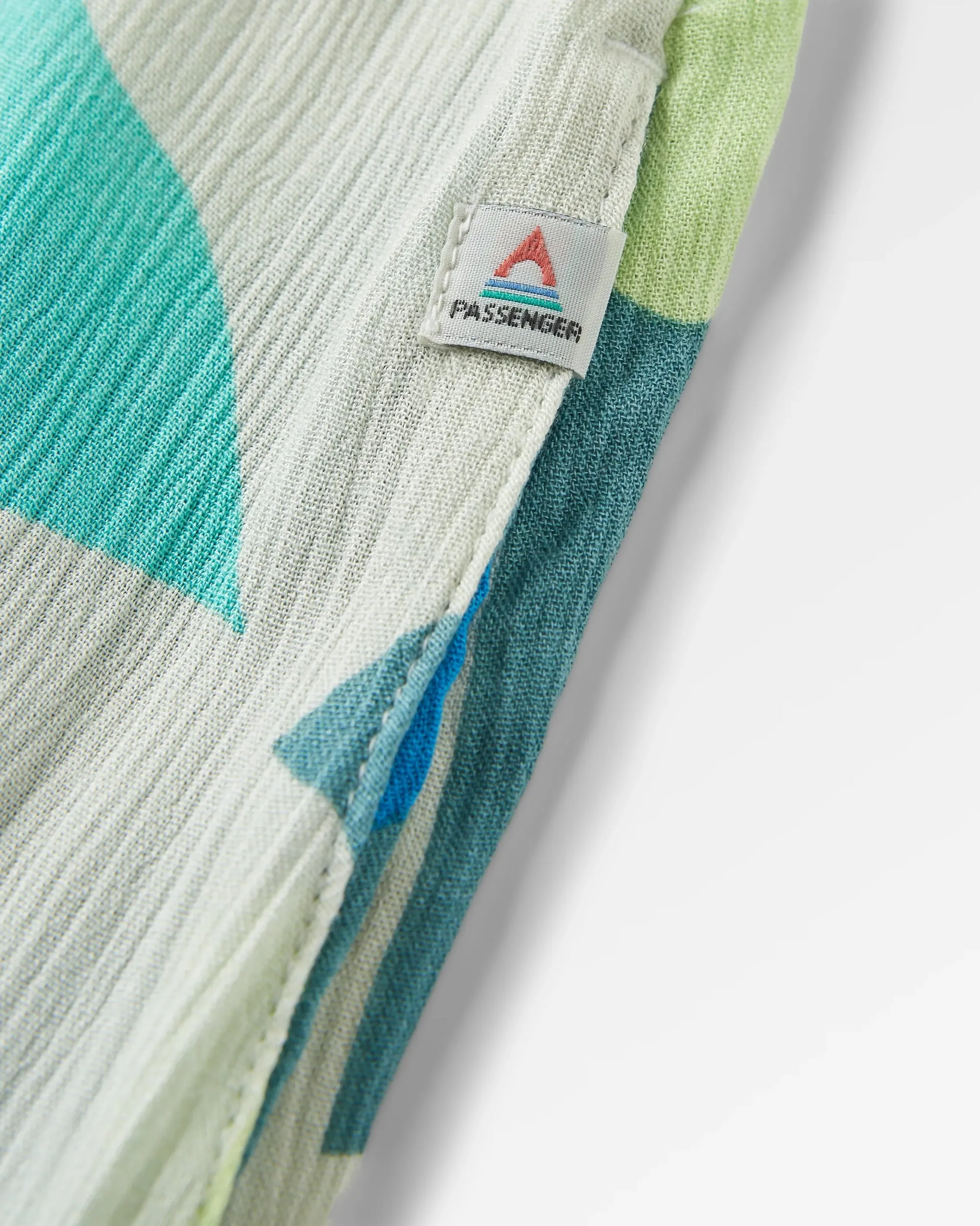 Soleis Woven Maxi Dress - Vista Patchwork Aqua