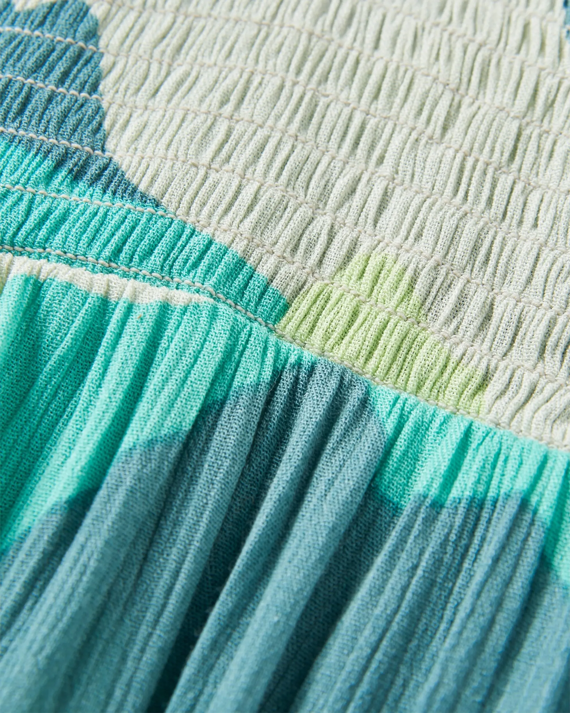 Soleis Woven Maxi Dress - Vista Patchwork Aqua