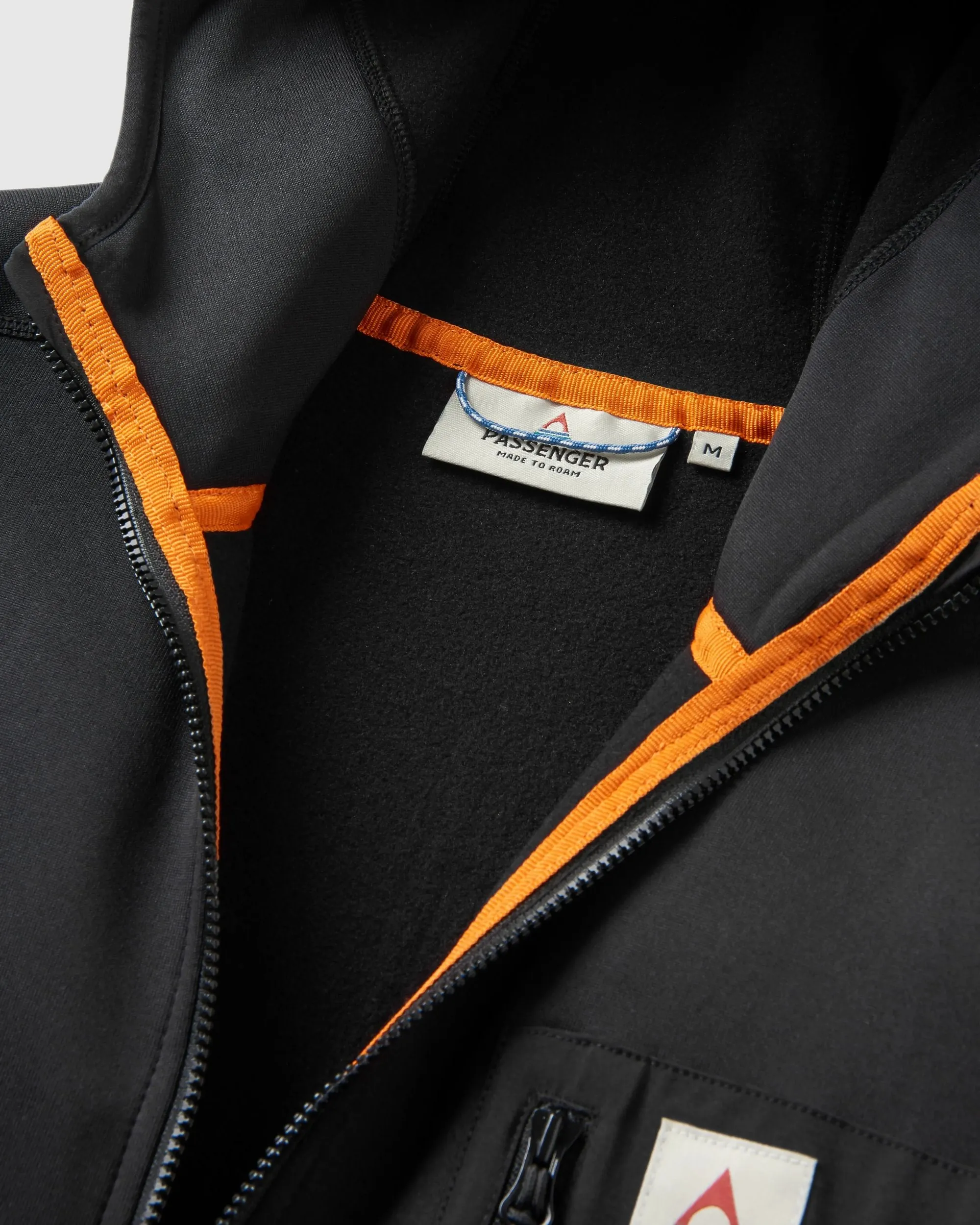 Solitude Recycled Polartec Fleece Hoodie - Black