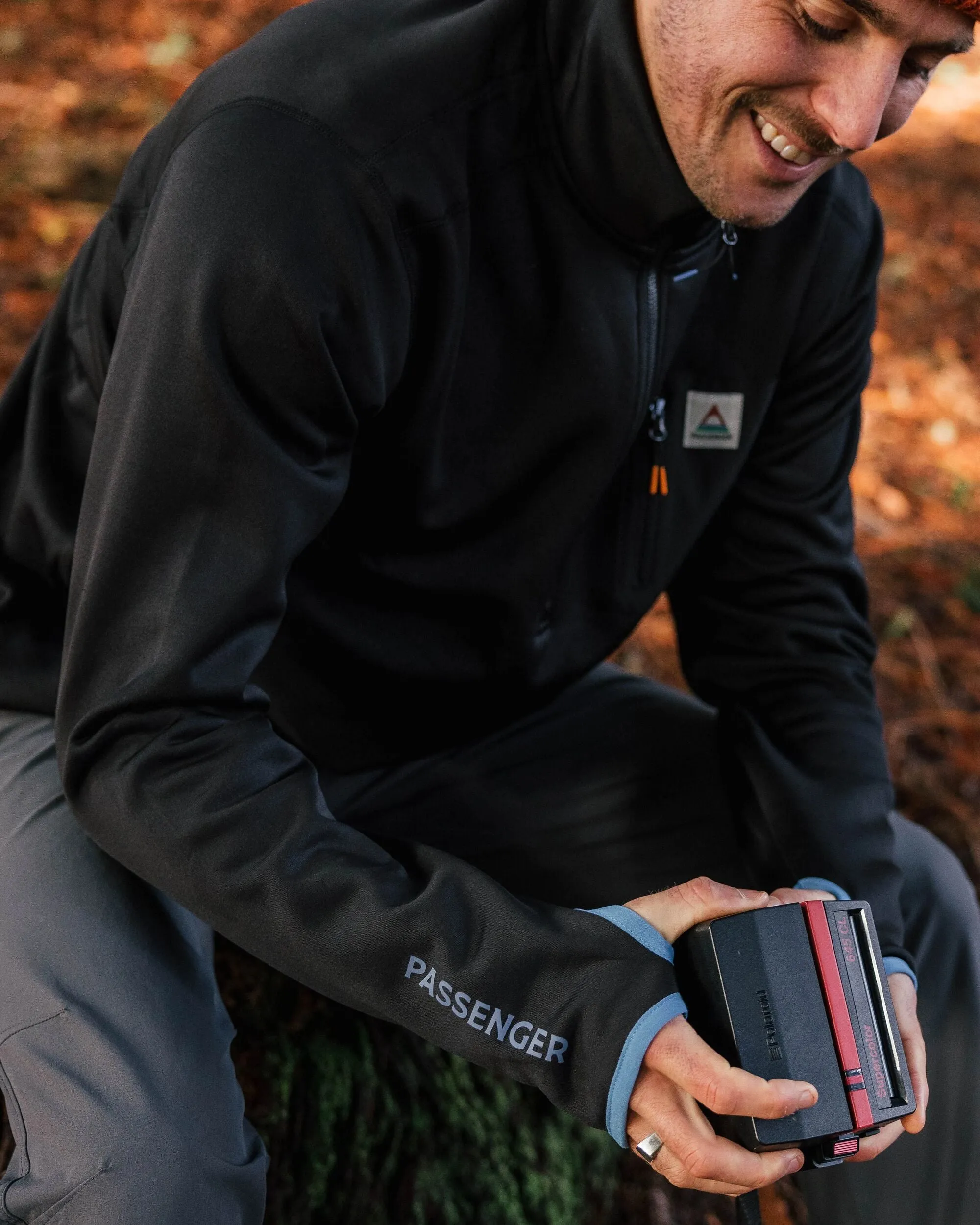 Solitude Recycled Polartec Fleece Pullover - Black