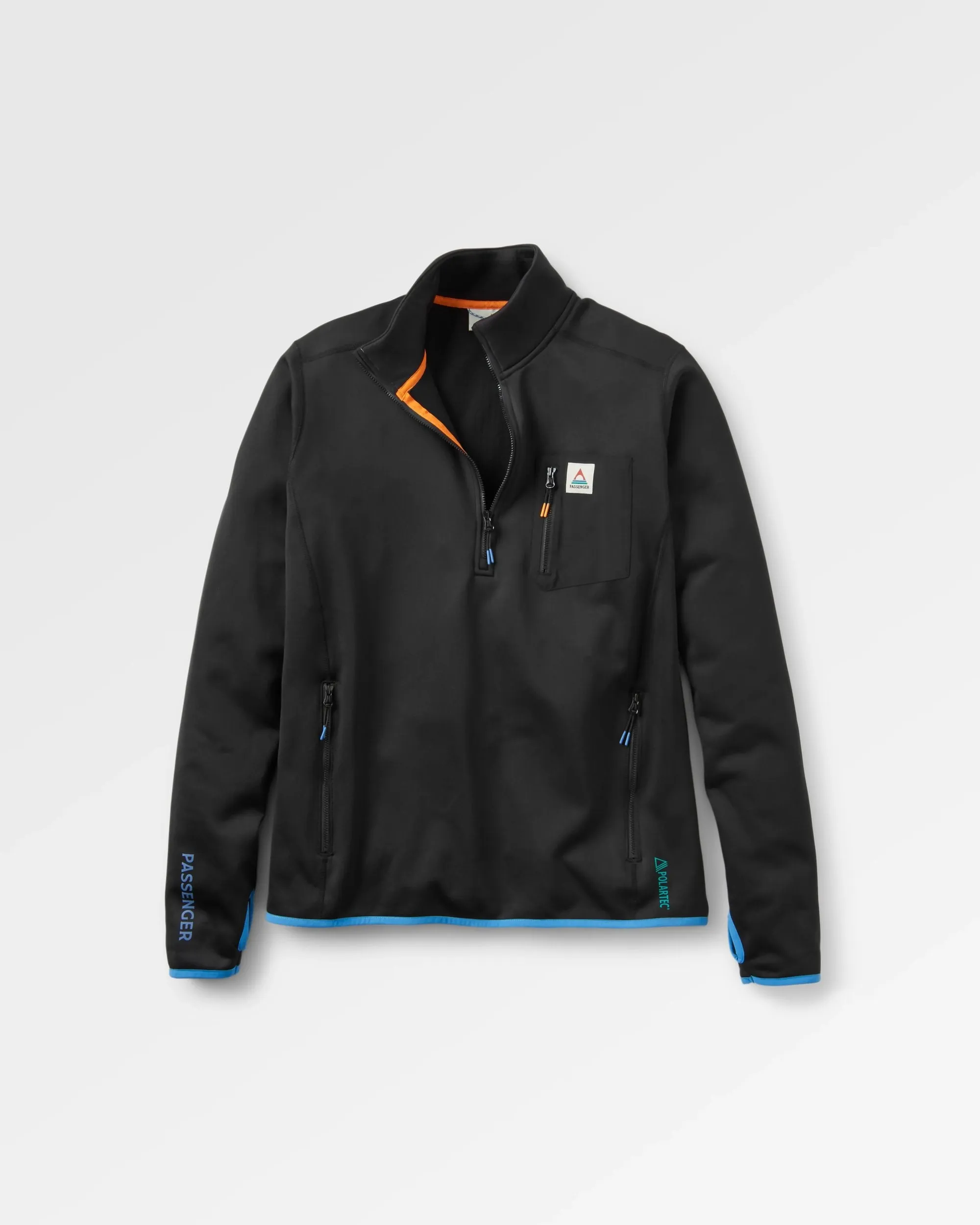 Solitude Recycled Polartec Fleece Pullover - Black