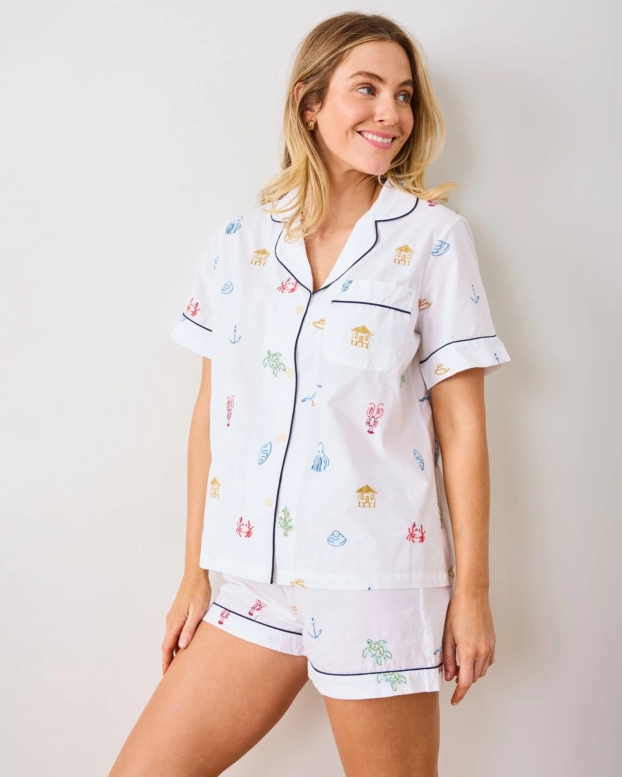 Summer Essentials - Short PJ Set - Cloud