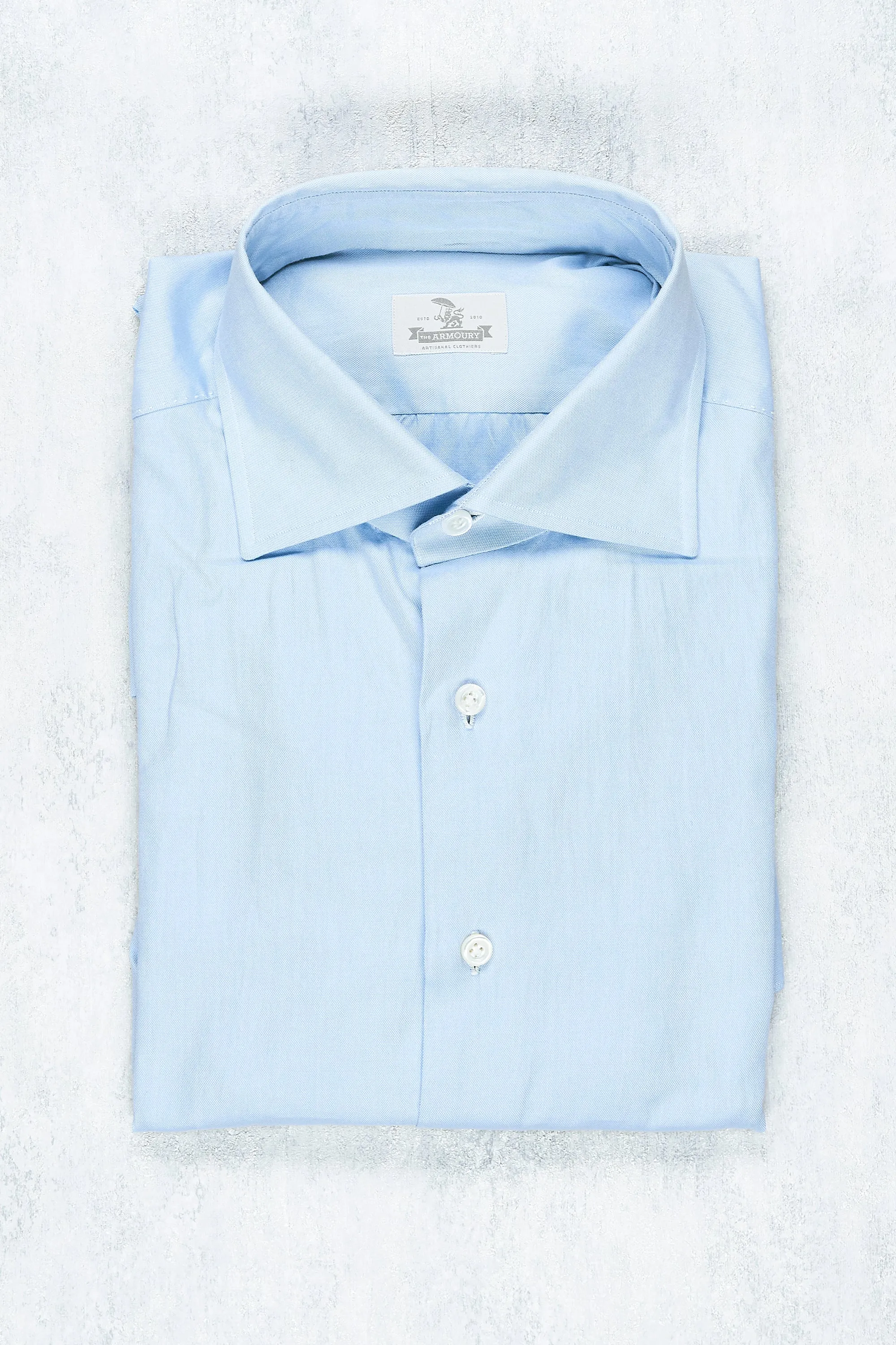 The Armoury Blue Cotton Oxford Shirt